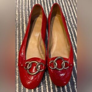 Talbots Size 7 1/2 red flats